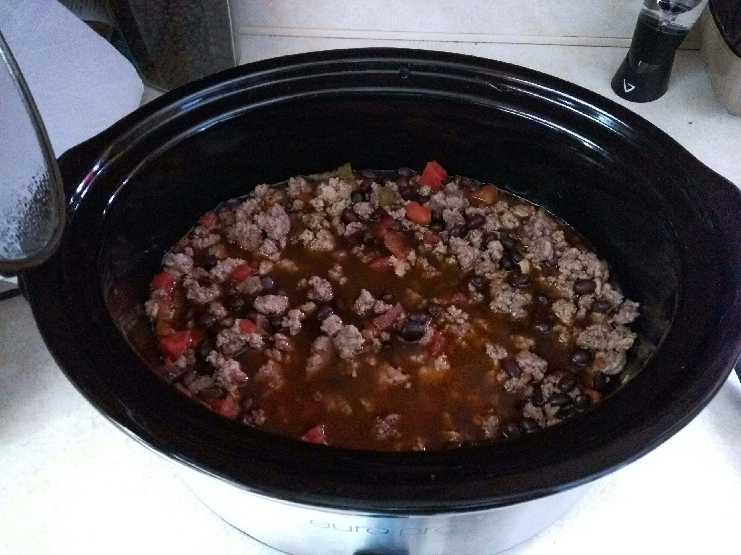 Turkey & Black Bean Chili (stove top or slow cooker) | ProbablyRachel